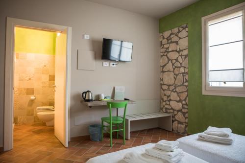 A bathroom at B&B Casa Campagnari