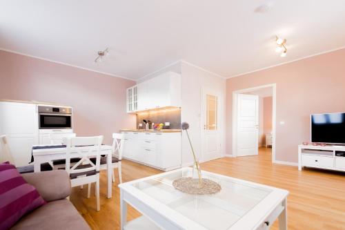 Kuchyň nebo kuchyňský kout v ubytování Gästehaus C.H.Berres Ürzig-Mosel