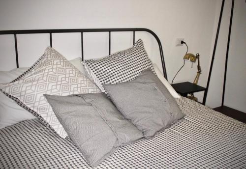 Postel nebo postele na pokoji v ubytování bedandclimbing
