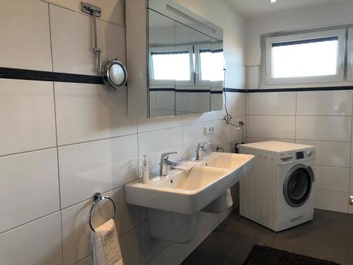 Koupelna v ubytování Nickel Haus