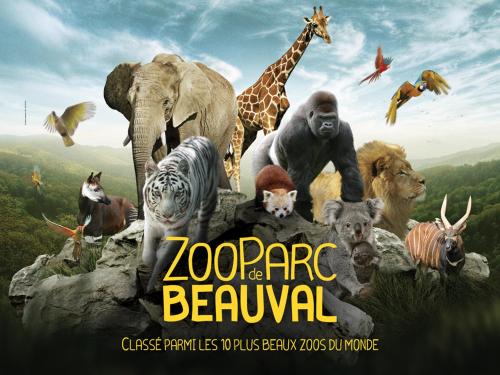 un poster per la radura di animali da zoo di La Pause - Val de Loire (20 mins - Zoo de Beauval) a Chabris