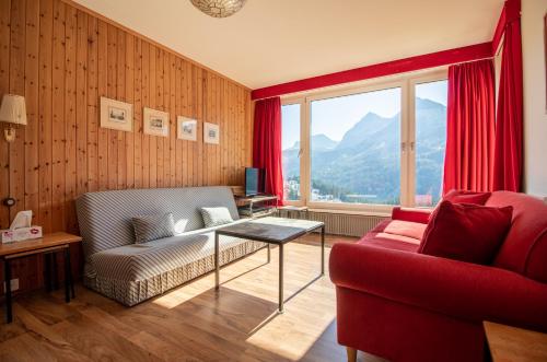 Nespecifikovaný výhled na hory nebo výhled na hory při pohledu z apartmánu