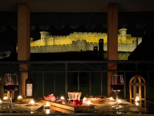Vue Remparts & Feu d'Artifice