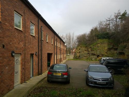 The building where the apartment is located 