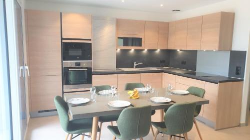 Dapur atau dapur kecil di Appartement Laudon