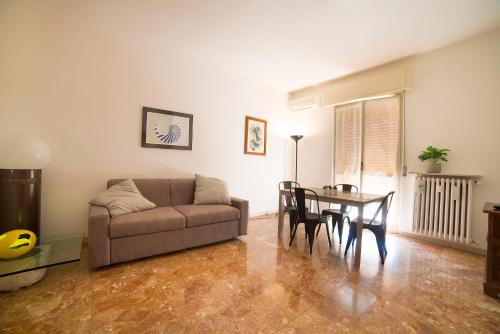 Coin salon dans l'établissement Dimore Verona
