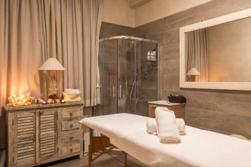 Koupelna v ubytování Hotel Stella Della Versilia