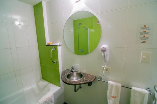 Koupelna v ubytování Roberta Rosa De Fontana Suites