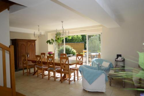 Χώρος καθιστικού στο La Forcerie maison d'hôtes et spa