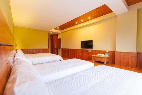 Cama o camas de una habitación en Hinoki House