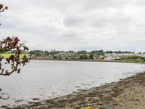 a view of the river derwent from the shore at Culmore Point in Culmore