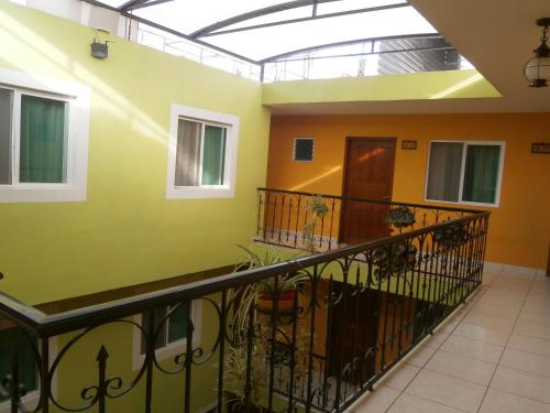 Un balcón o terraza en Hotel Anber