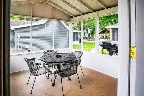 Αίθριο ή υπαίθριος χώρος στο Big River Escape Riverside Cabins