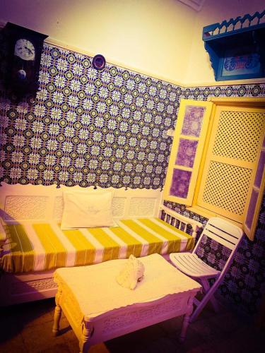 Ruang duduk di Maison Typique Dar EL Hamra