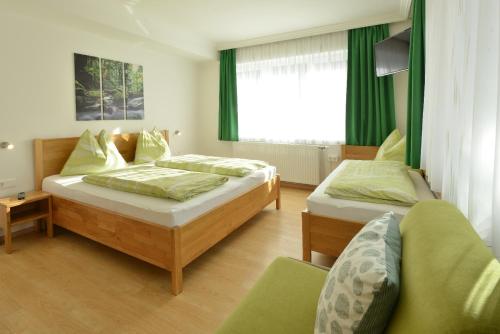 Katil atau katil-katil dalam bilik di Appartements Frauenschuh