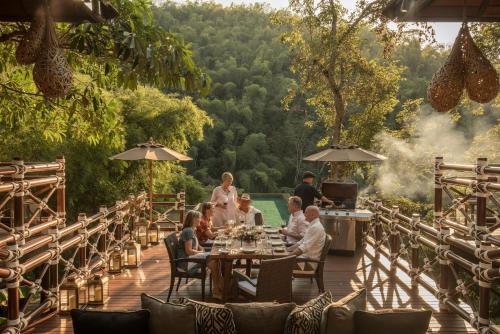 A restaurant or other place to eat at Four Seasons Tented Camp Golden Triangle-SHA Extra Plus