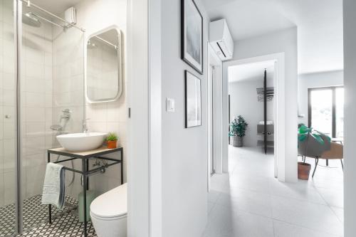 Kúpeľňa v ubytovaní Apartmani Vale