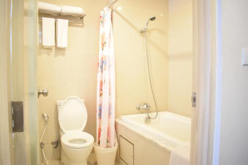 Koupelna v ubytování Trang Hotel Bangkok - SHA Plus
