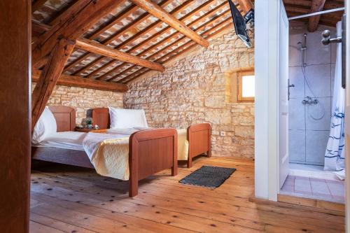 Postel nebo postele na pokoji v ubytování Holiday house Meri