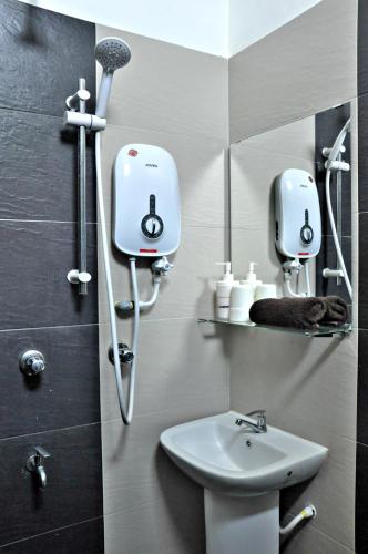 Koupelna v ubytování Tanjong Inn