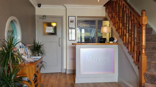 
The lobby or reception area at The Moorings Guesthouse & Seafood Restaurant
