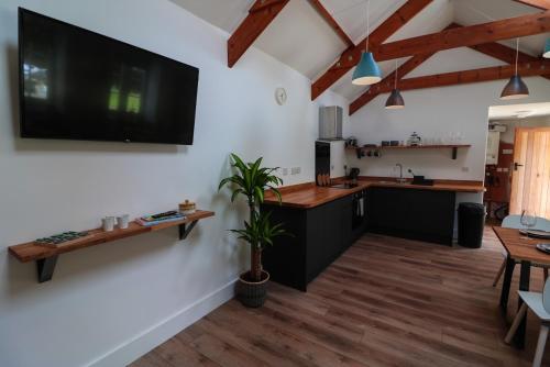 Køkken eller tekøkken på The wood shed