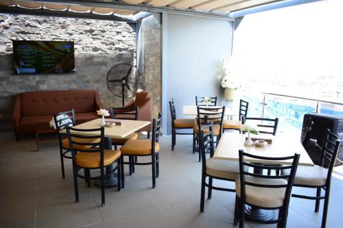 Reštaurácia alebo iné gastronomické zariadenie v ubytovaní Jewel Inn El Bakry Hotel