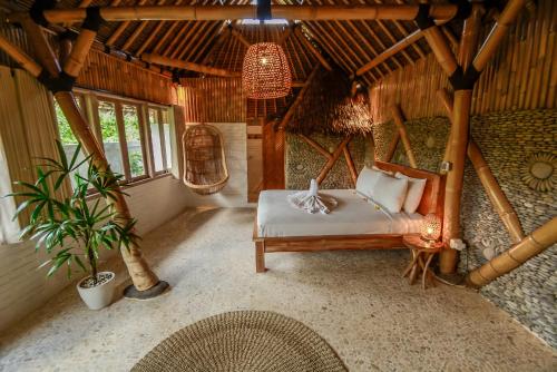 A seating area at Le Sabot Ubud