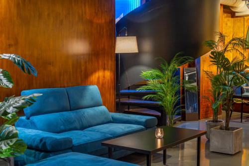 Posezení v ubytování Glue Hotel