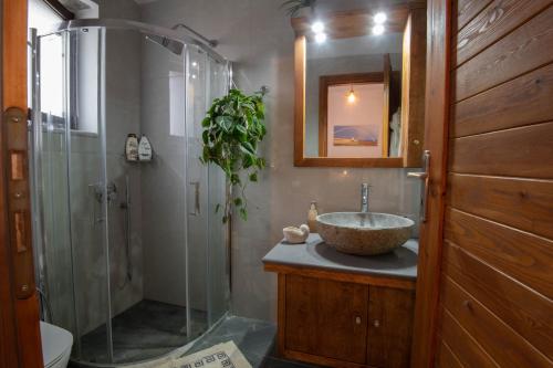 Kylpyhuone majoituspaikassa Villa Kore Elafonissi