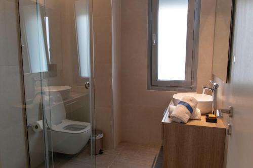 Koupelna v ubytování Aquamarine Villas