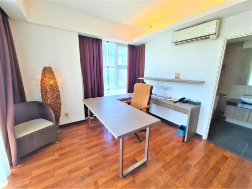 Χώρος καθιστικού στο Nexus Business Suite Hotel