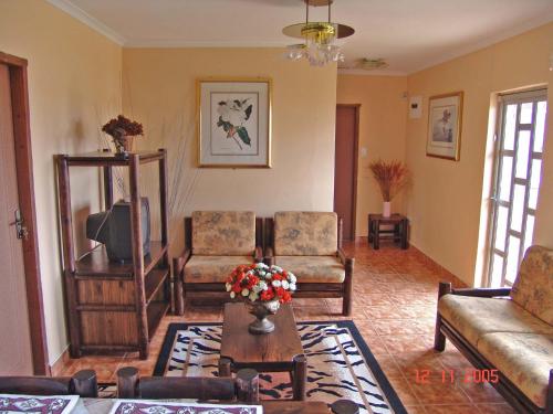 Zona de estar de Bed and Breakfast at Eves