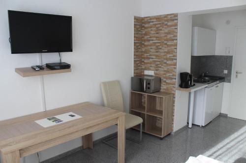 Dapur atau dapur kecil di Lipp Apartments