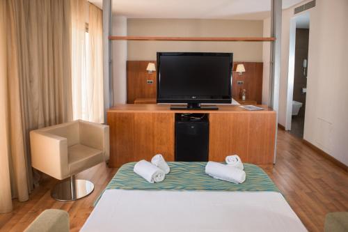 Televisyen dan/atau pusat hiburan di RVHotels Nautic Park