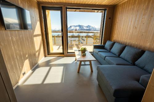 Ruang duduk di Risøyhamn Sjøhus AS