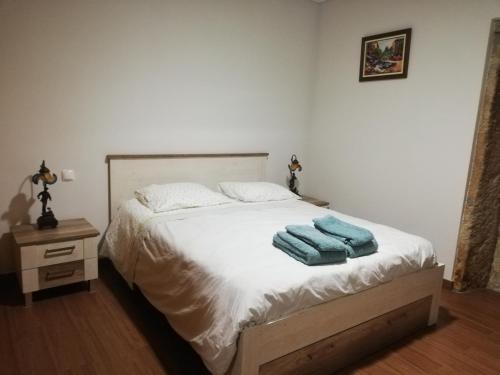 Postel nebo postele na pokoji v ubytování Casa das Bouças