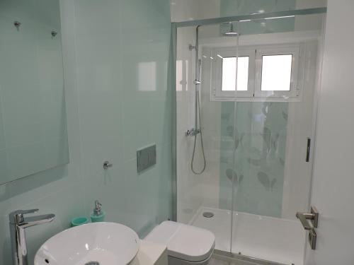 Koupelna v ubytování Apartamento Atalaia