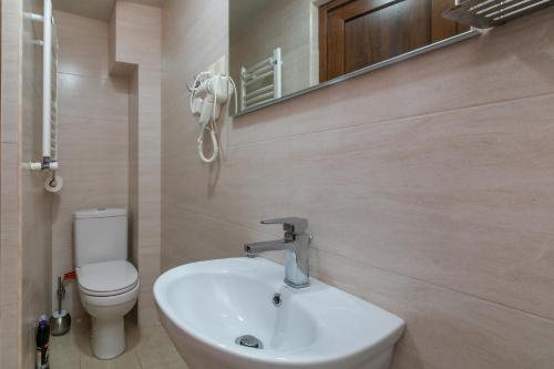 A bathroom at Borjomi Villa Roma