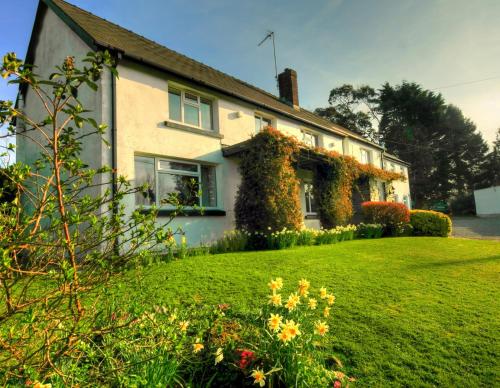 a house with ivy on the side of it at The East Wing @ Lower Broom Farm in Kilgetty