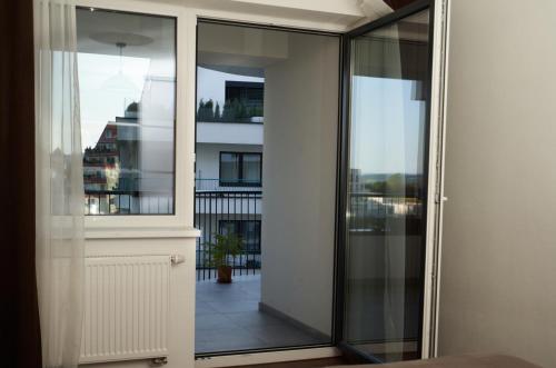 Balkoni atau teres di Apartman A&M