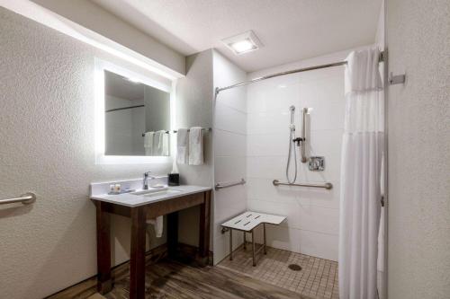 Koupelna v ubytování La Quinta by Wyndham Anchorage Airport