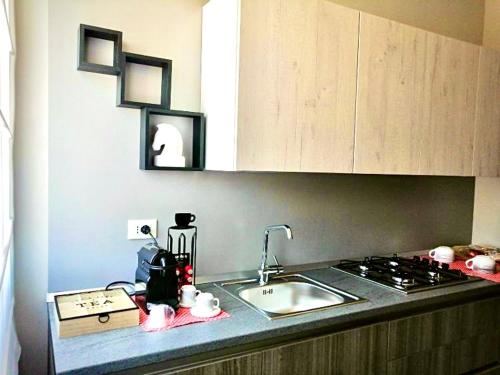A kitchen or kitchenette at L’Arca - Bed & Breakfast in Lucera Centro