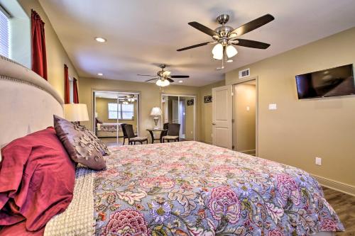 A bed or beds in a room at Contemporary NOLA Home - Walk to City Park!