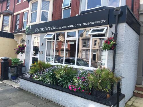 a store front with plants in the window at ParkRoyal Blackpool in Blackpool