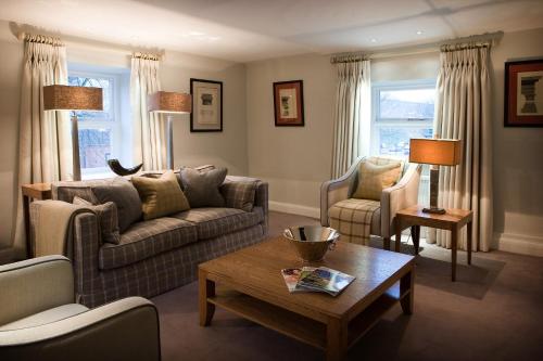 Ruang duduk di Castle Hotel & Apartments