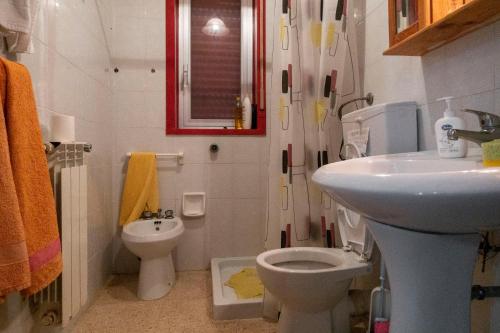 Ett badrum på Appartamento in campagna a Sciacca