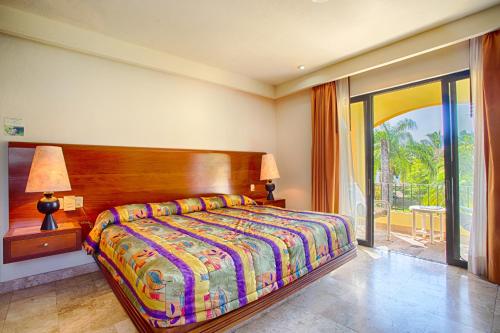 Ένα ή περισσότερα κρεβάτια σε δωμάτιο στο Hotel Garza Canela