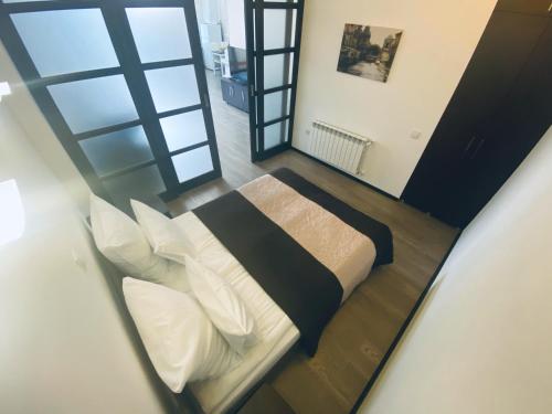 Katil atau katil-katil dalam bilik di Apartment modern style