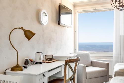 Posezení v ubytování Hotel Rantakalla
